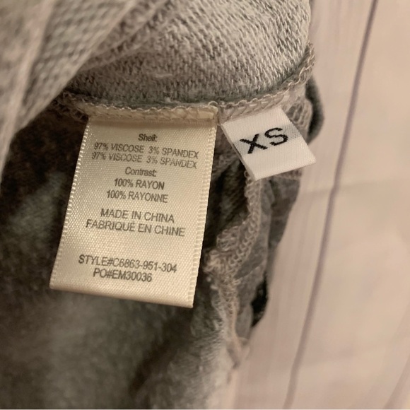 Cloth & Stone Gray Long Sleeve Sweatshirt Sweater Dress Size XS - Picture 7 of 8